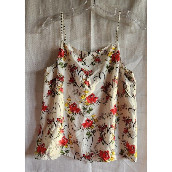 Maeve floral print silk top 8 - Picture 2 of 6